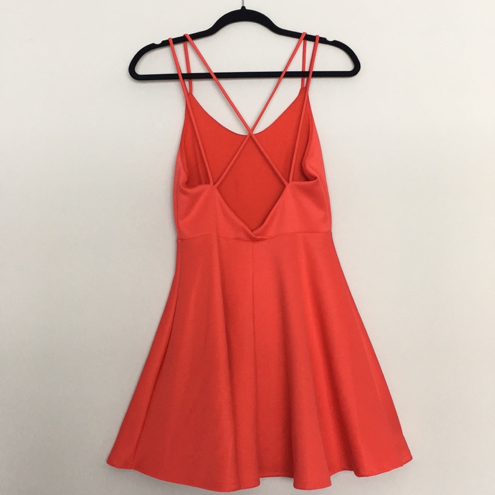 Reddish/Pink Skater Dress - Picture 2 of 5